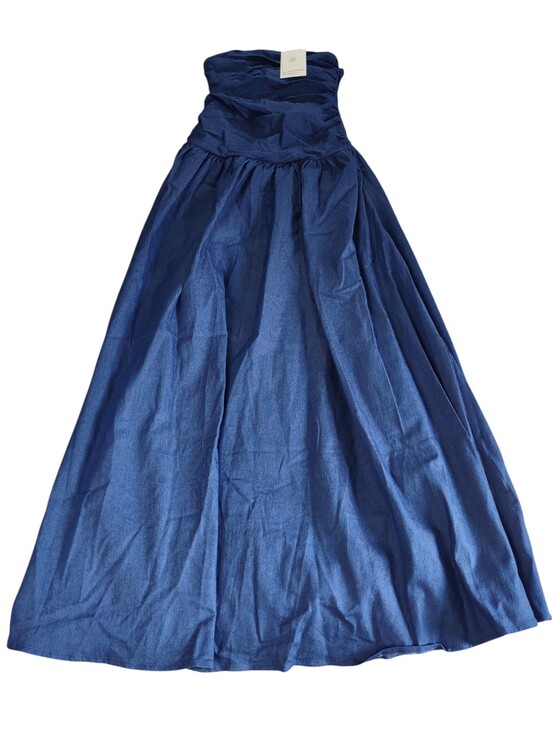 Peppermayo Dresses & Skirts - Peppermayo Size 2 Carmel Denim Maxi Dress